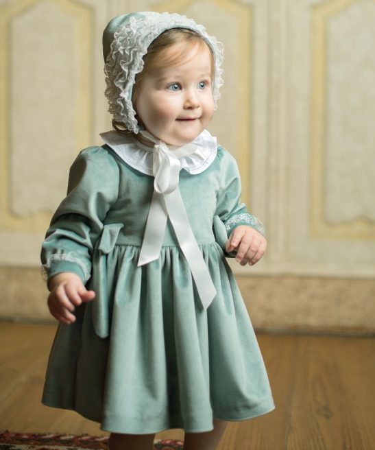 Kid Baby Girl Velvet Princess Dress